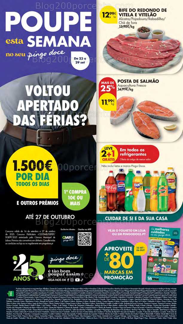 Antevisão Folheto PINGO DOCE Promoções de 23 a 29 setembro - Edição Digital