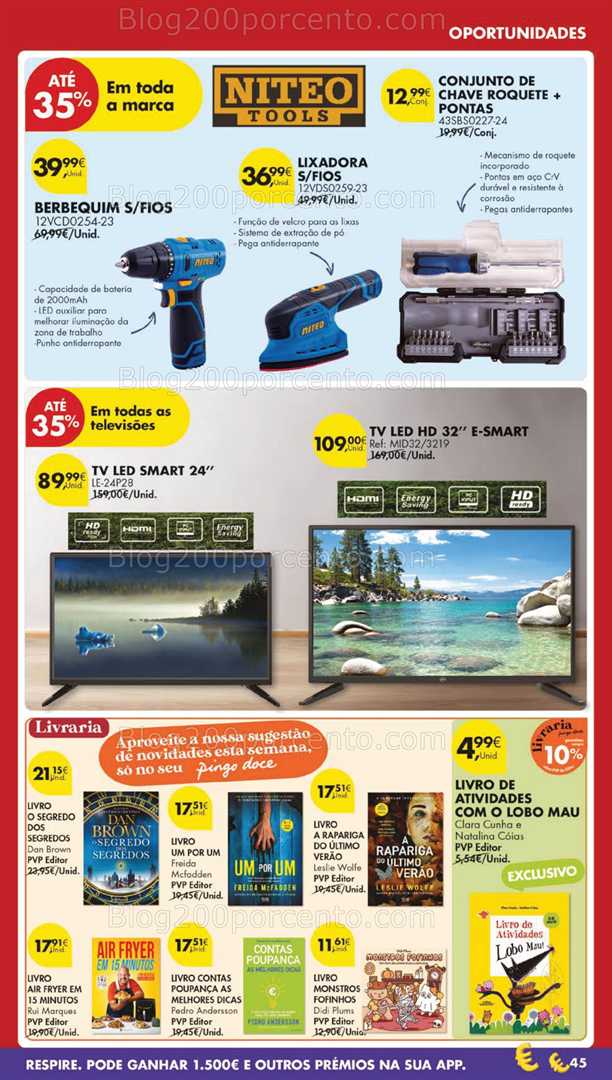 Antevisão Folheto PINGO DOCE Bazar Grandes Promoções de 23 a 29 setembro
