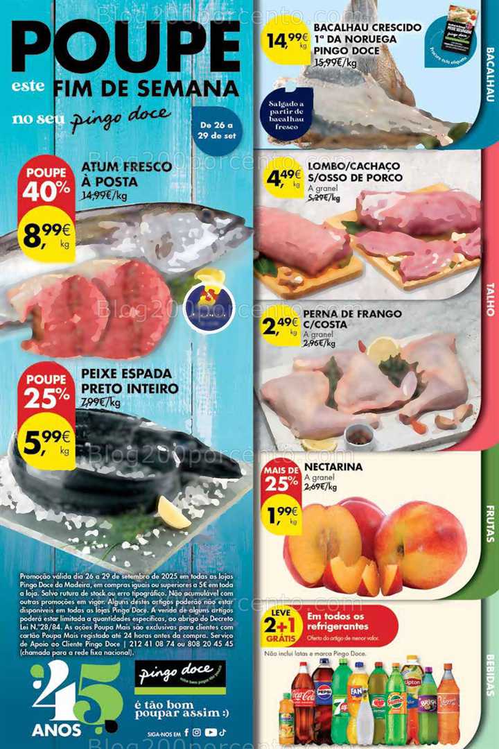 Antevisão Folheto PINGO DOCE Madeira Promoções Fim de Semana - 26 a 29 setembro