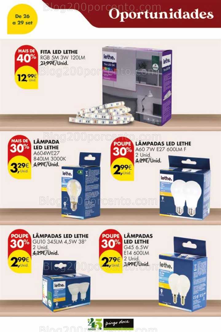Antevisão Folheto PINGO DOCE Promoções Fim de Semana - 26 a 29 setembro