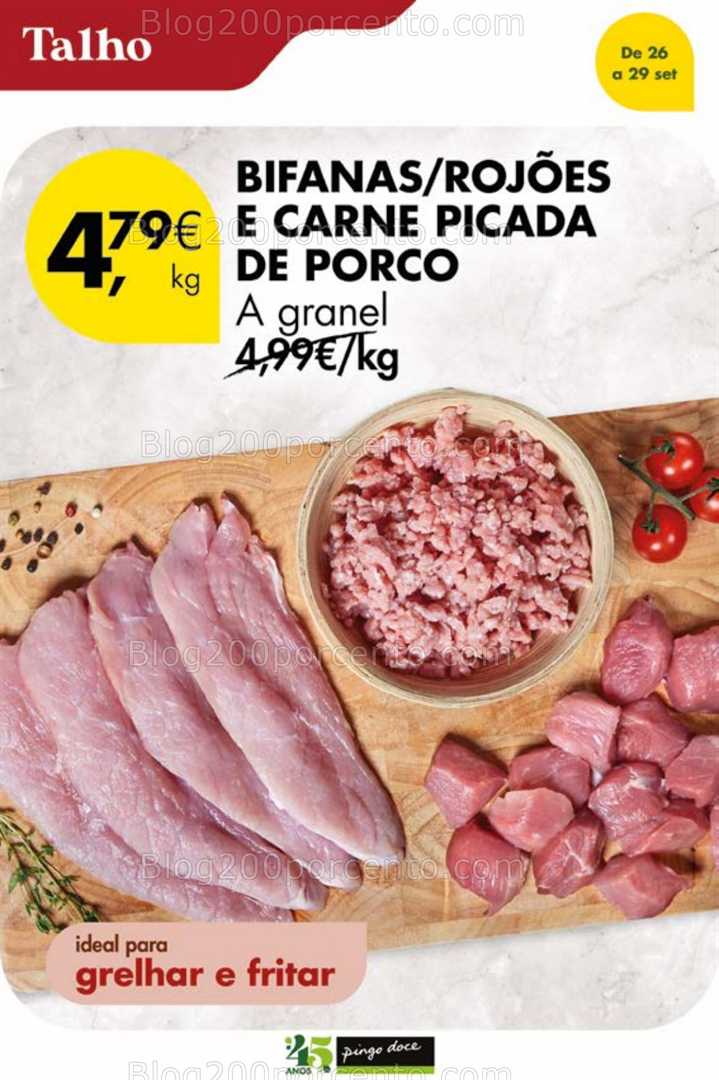 Antevisão Folheto PINGO DOCE Promoções Fim de Semana - 26 a 29 setembro