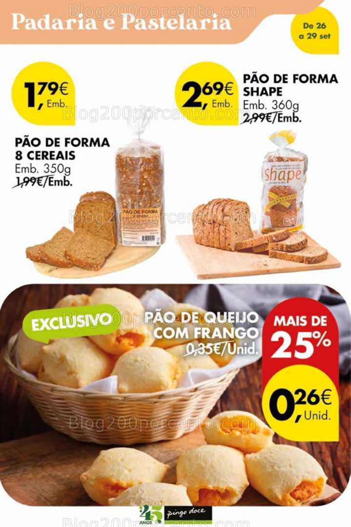 Antevisão Folheto PINGO DOCE Promoções Fim de Semana - 26 a 29 setembro