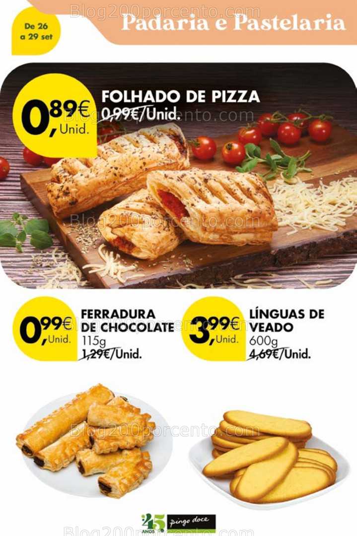 Antevisão Folheto PINGO DOCE Promoções Fim de Semana - 26 a 29 setembro