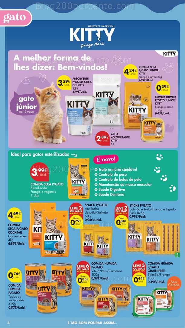 Antevisão Folheto PINGO DOCE Petfood Promoções de 30 setembro a 13 outubro