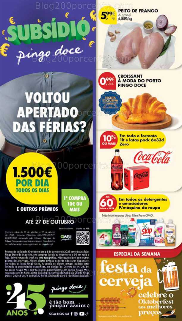 Antevisão Folheto PINGO DOCE Madeira Promoções de 30 setembro a 6 outubro