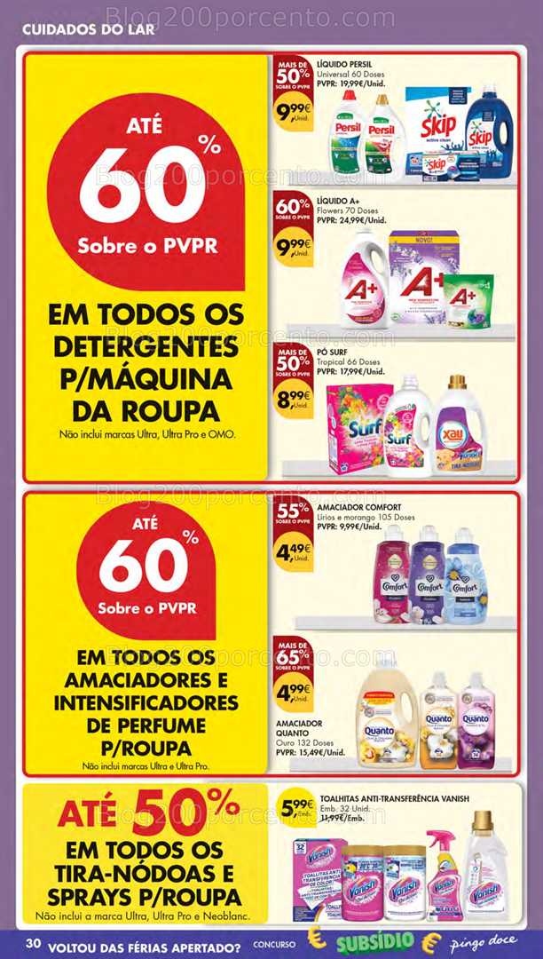 Antevisão Folheto PINGO DOCE Lojas Pequenas Promoções de 30 setembro a 6 outubro