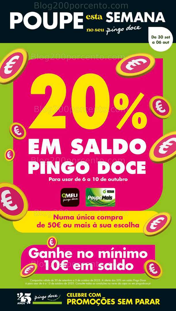 Antevisão Folheto PINGO DOCE Lojas Grandes Promoções de 30 setembro a 6 outubro