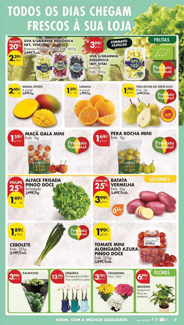 Antevisão Folheto PINGO DOCE Lojas Grandes Promoções de 30 setembro a 6 outubro