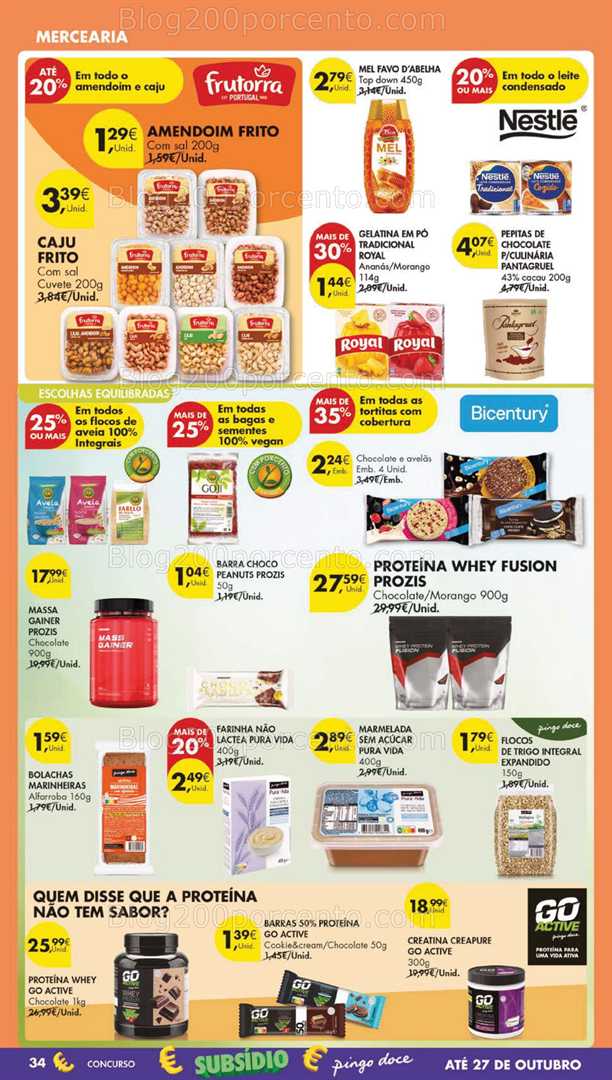 Antevisão Folheto PINGO DOCE Lojas Grandes Promoções de 30 setembro a 6 outubro