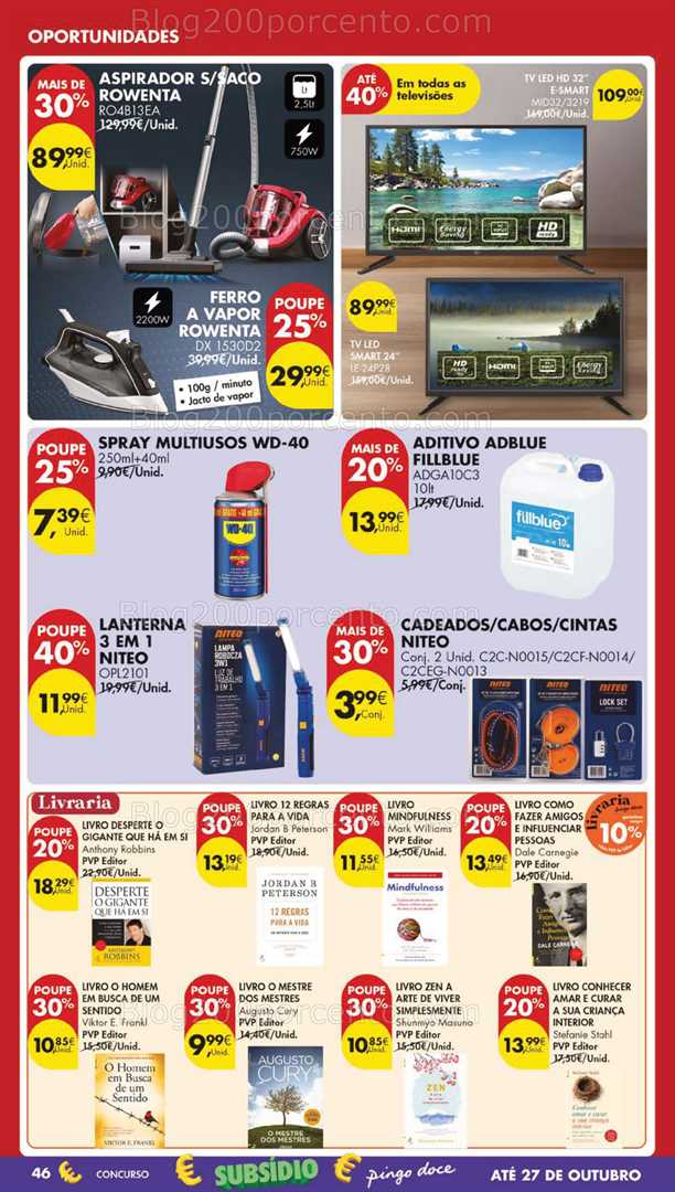 Antevisão Folheto PINGO DOCE Lojas Grandes Promoções de 30 setembro a 6 outubro