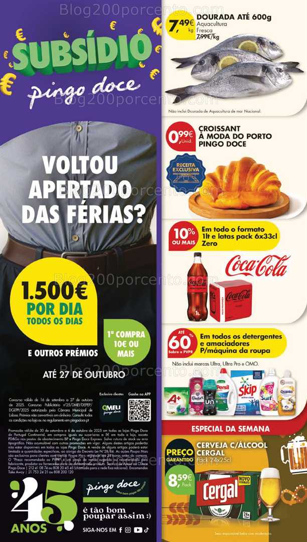 Antevisão Folheto PINGO DOCE Lojas Grandes Promoções de 30 setembro a 6 outubro