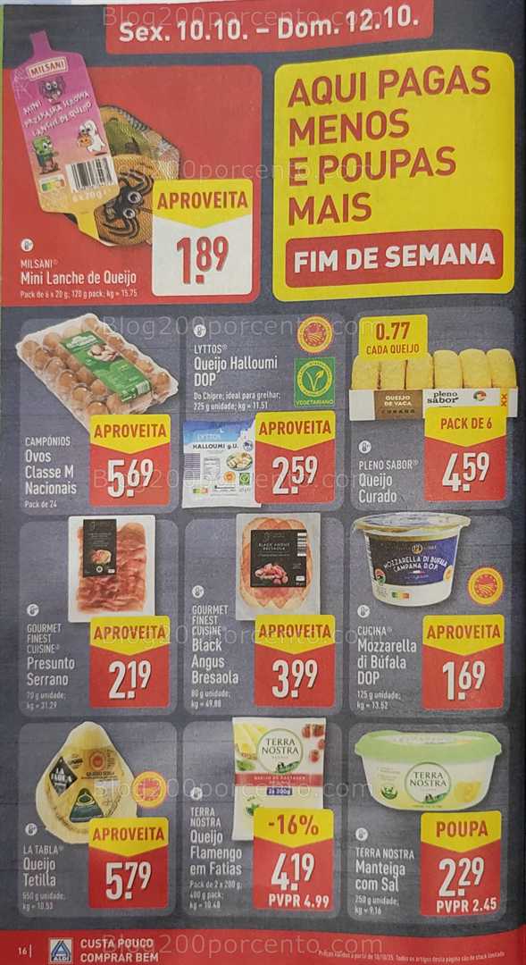 Antevisão Folheto ALDI Promoções de 6 a 12 outubro
