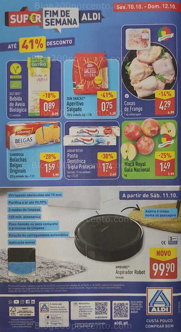 Antevisão Folheto ALDI Casa Promoções a partir de 11 outubro