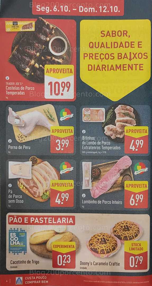 Antevisão Folheto ALDI Promoções de 6 a 12 outubro