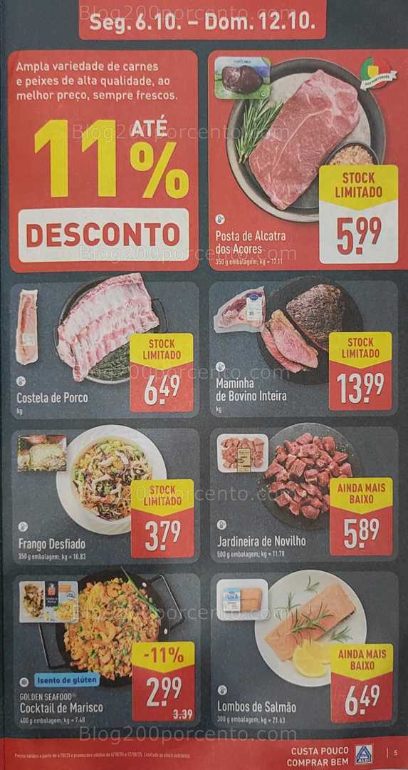 Antevisão Folheto ALDI Promoções de 6 a 12 outubro
