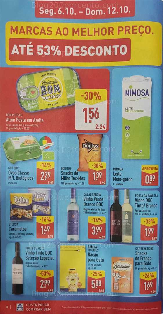 Antevisão Folheto ALDI Promoções de 6 a 12 outubro