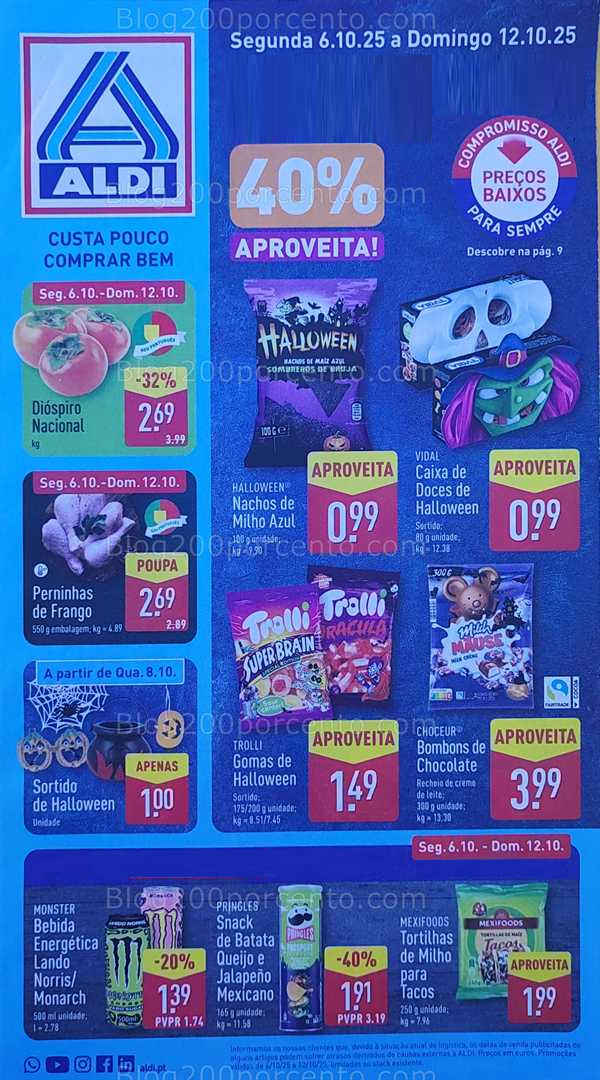 Antevisão Folheto ALDI Promoções de 6 a 12 outubro