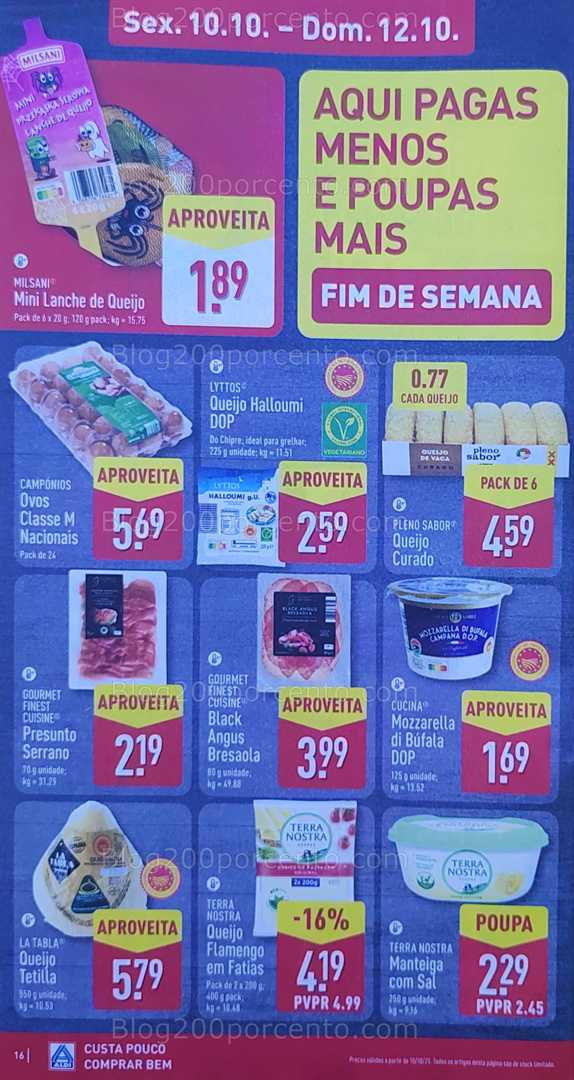 Antevisão Folheto ALDI Promoções de 6 a 12 outubro