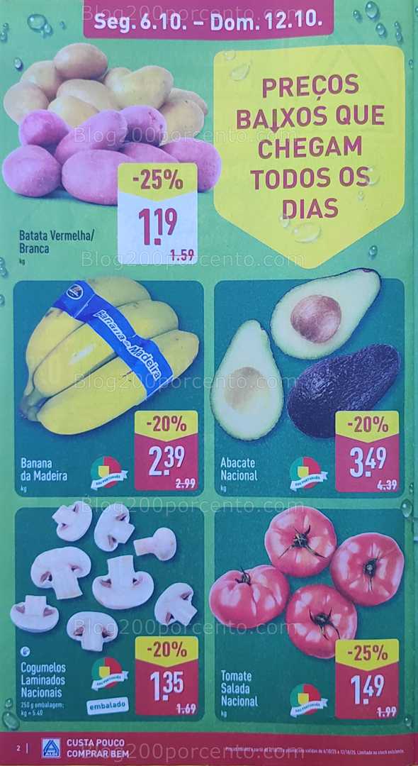 Antevisão Folheto ALDI Promoções de 6 a 12 outubro