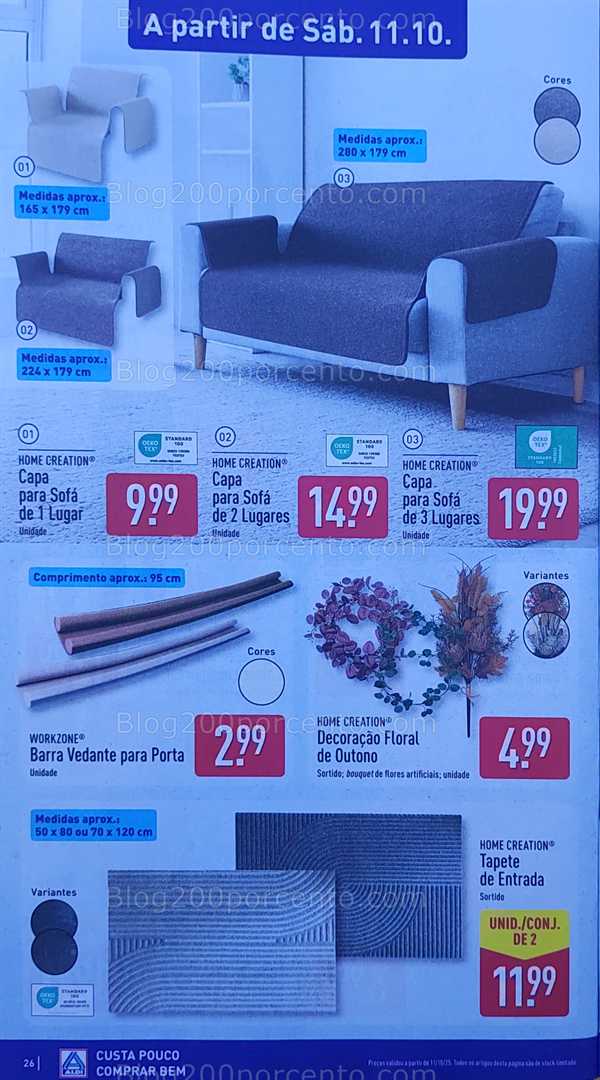 Antevisão Folheto ALDI Promoções de 6 a 12 outubro