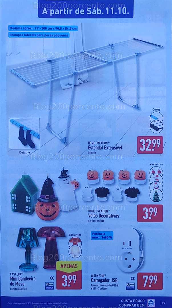 Antevisão Folheto ALDI Promoções de 6 a 12 outubro