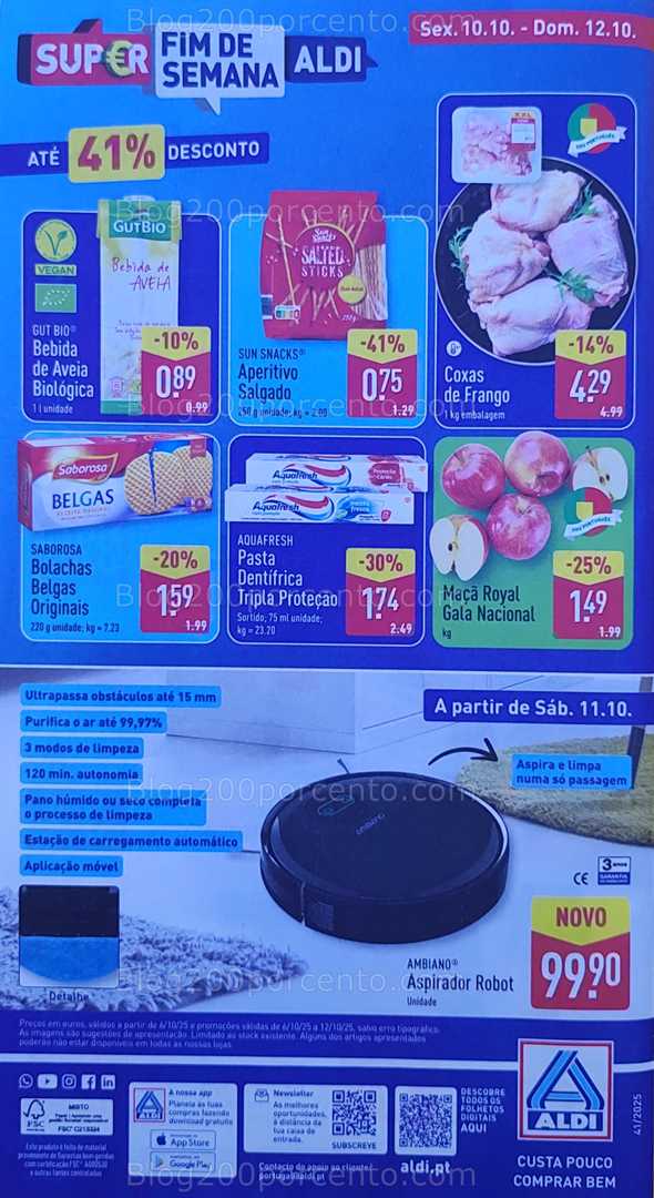 Antevisão Folheto ALDI Promoções de 6 a 12 outubro