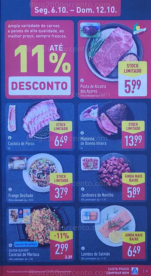 Antevisão Folheto ALDI Promoções de 6 a 12 outubro