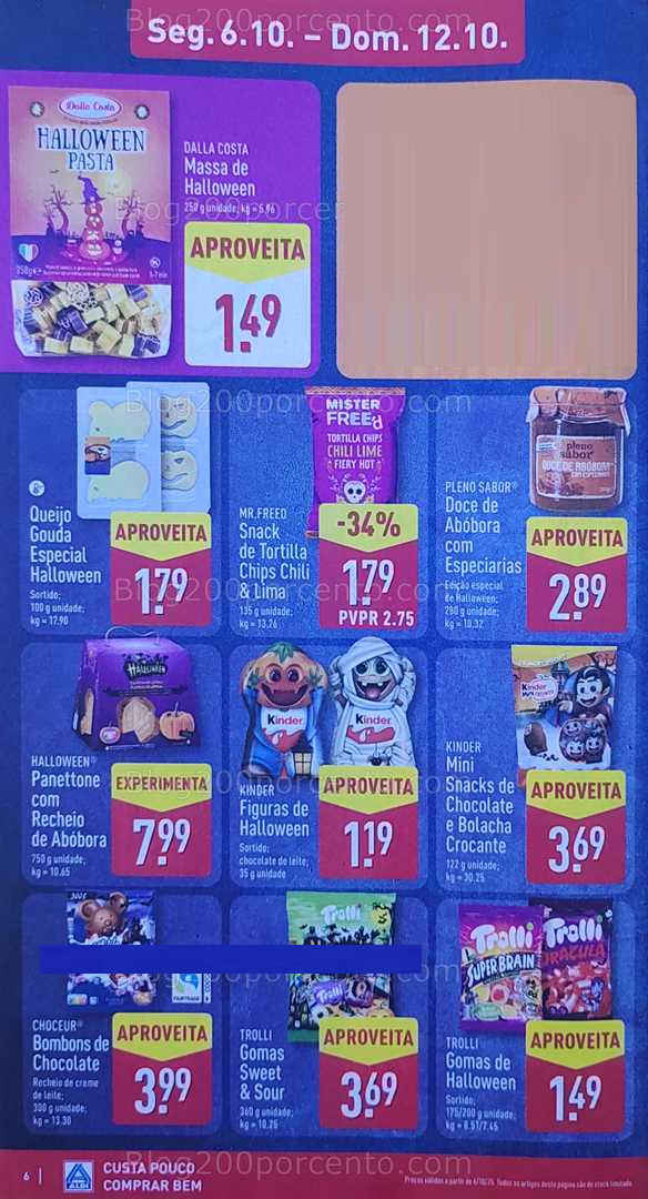 Antevisão Folheto ALDI Promoções de 6 a 12 outubro