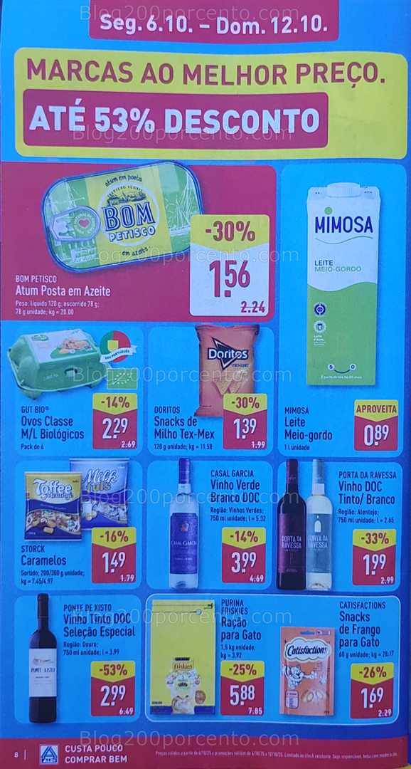 Antevisão Folheto ALDI Promoções de 6 a 12 outubro