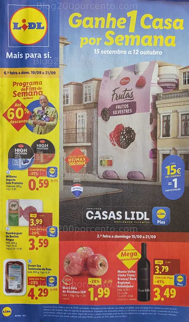 Antevisão Folheto LIDL Promoções de 15 a 21 setembro