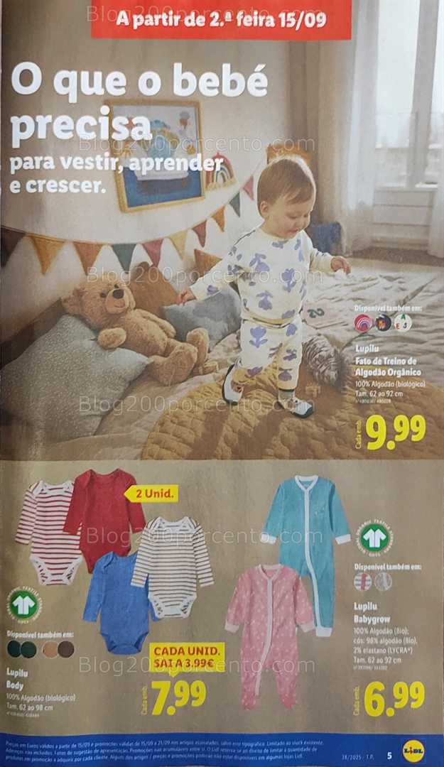 Antevisão Folheto LIDL Bazar Promoções de 15 a 25 setembro