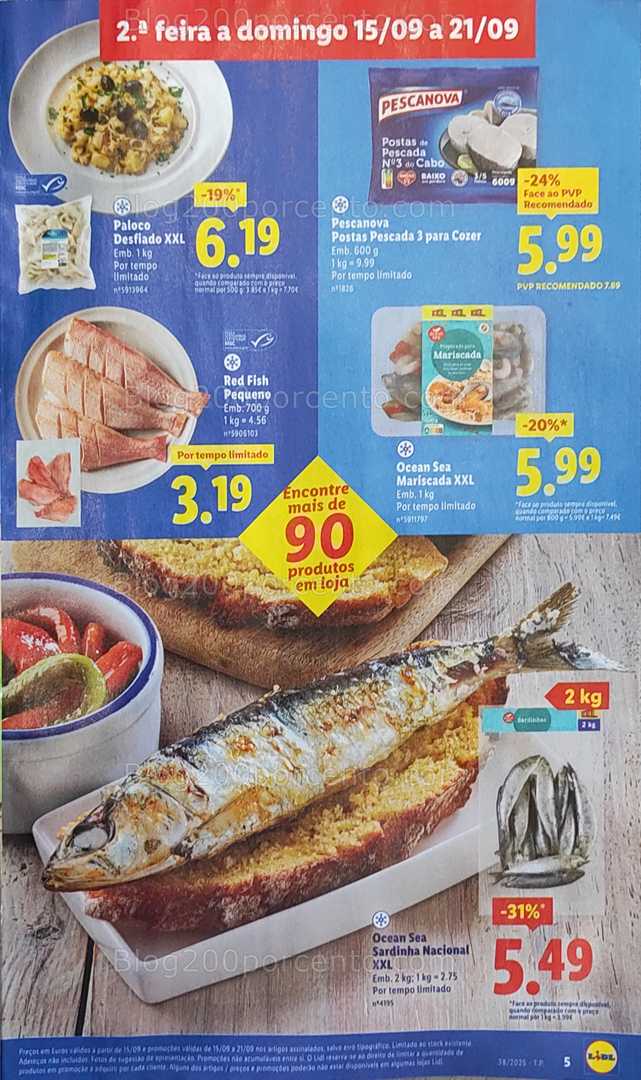 Antevisão Folheto LIDL Promoções de 15 a 21 setembro