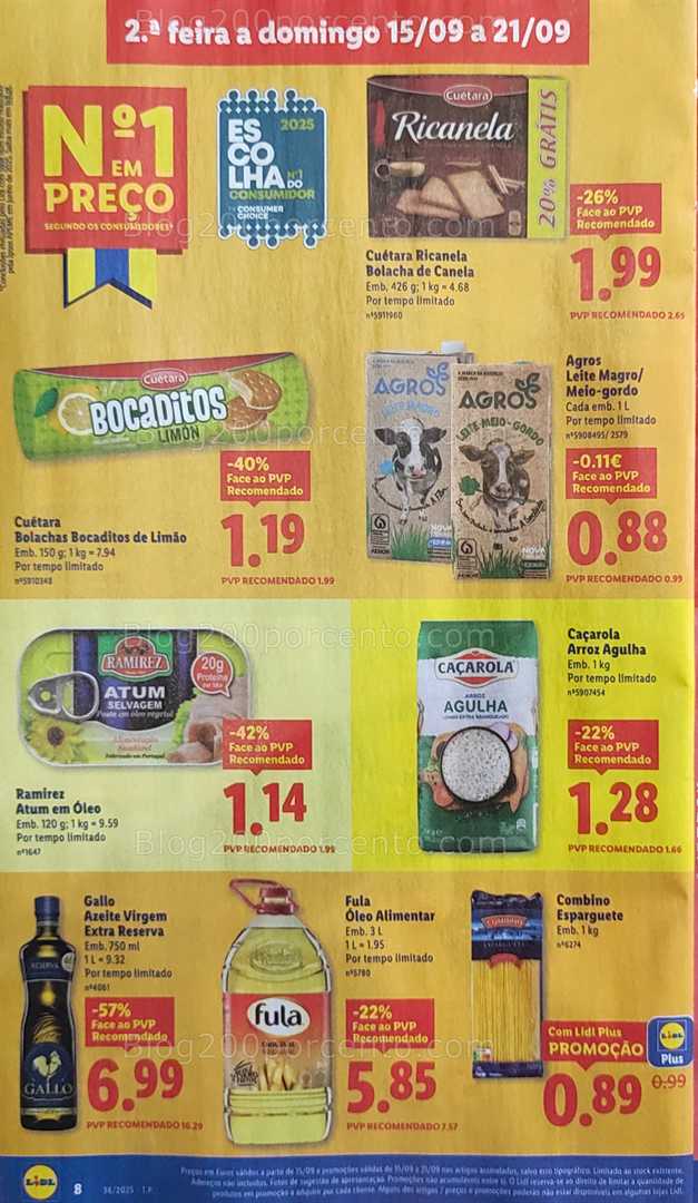 Antevisão Folheto LIDL Promoções de 15 a 21 setembro