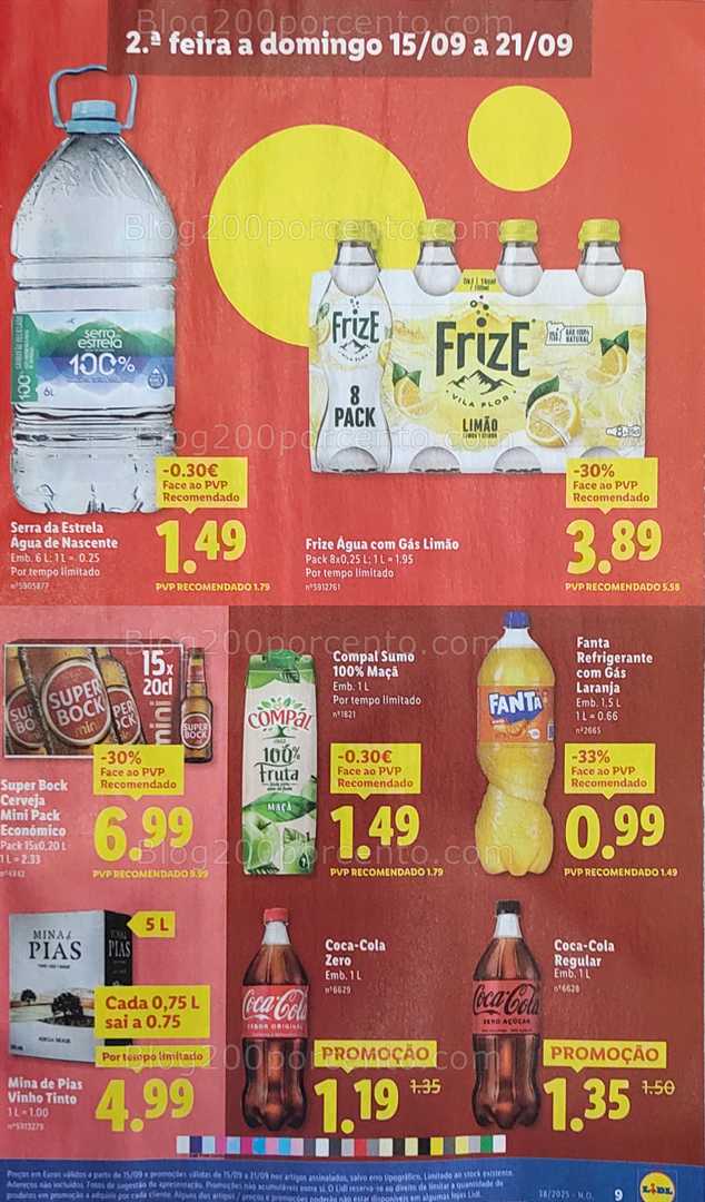 Antevisão Folheto LIDL Promoções de 15 a 21 setembro