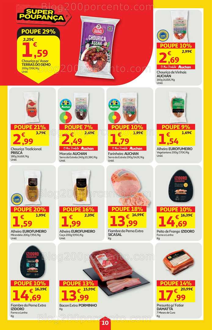 Antevisão Folheto AUCHAN Super Poupança Promoções de 18 a 24 setembro