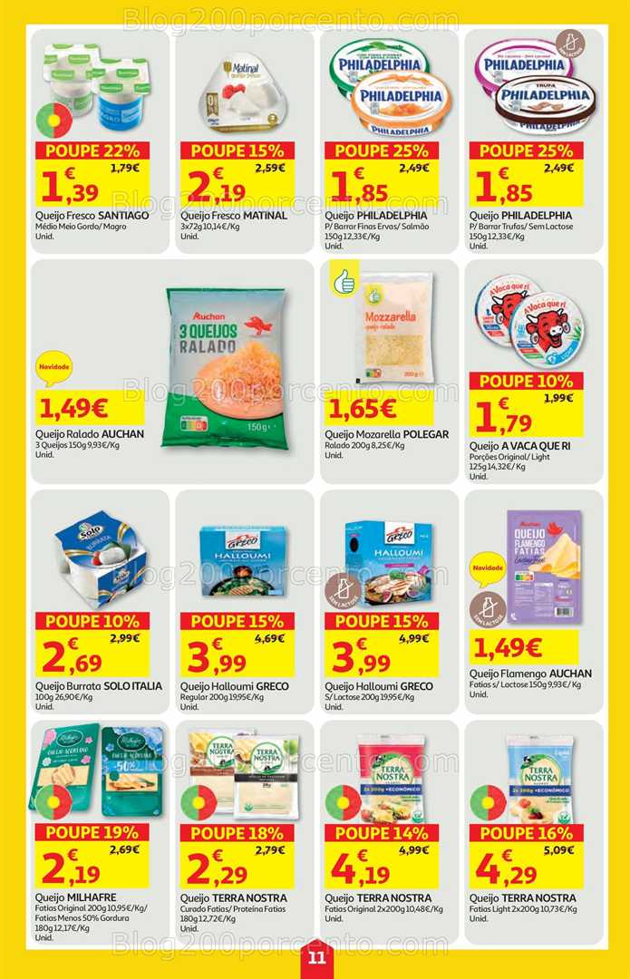Antevisão Folheto AUCHAN Super Poupança Promoções de 18 a 24 setembro
