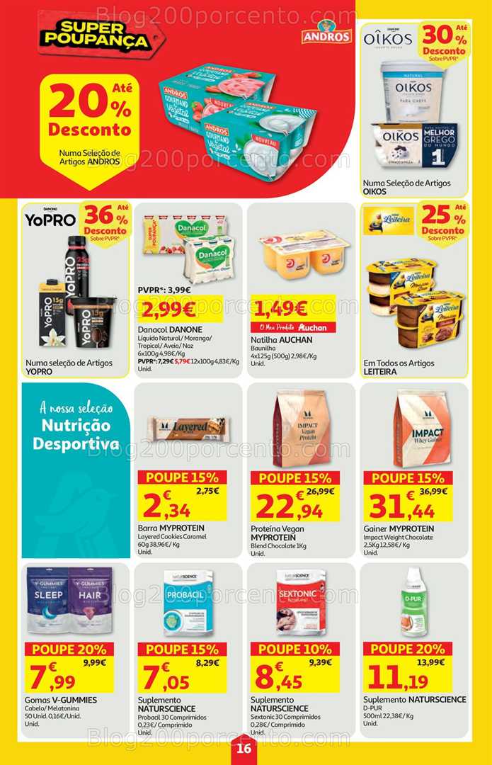 Antevisão Folheto AUCHAN Super Poupança Promoções de 18 a 24 setembro