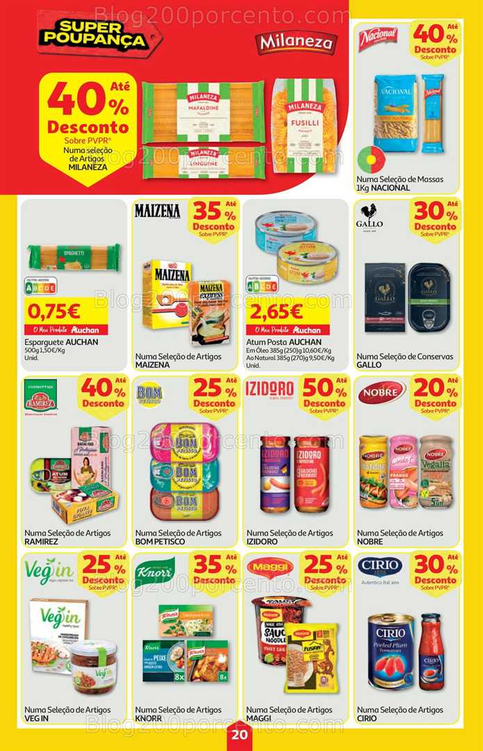 Antevisão Folheto AUCHAN Super Poupança Promoções de 18 a 24 setembro