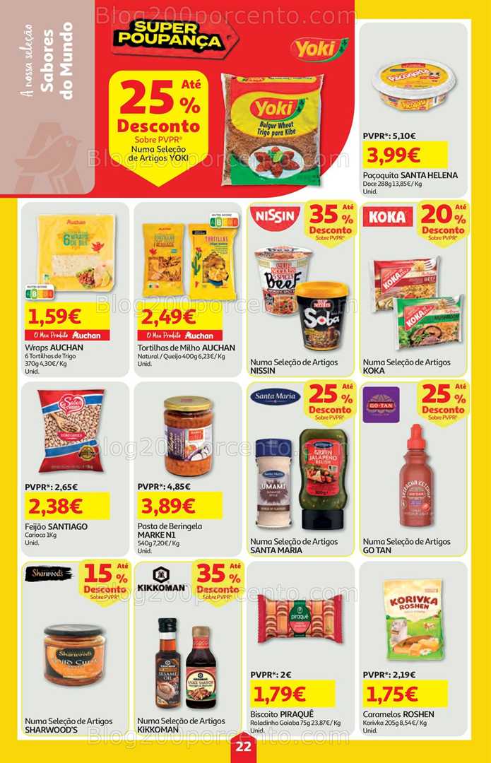 Antevisão Folheto AUCHAN Super Poupança Promoções de 18 a 24 setembro