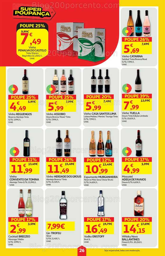 Antevisão Folheto AUCHAN Super Poupança Promoções de 18 a 24 setembro