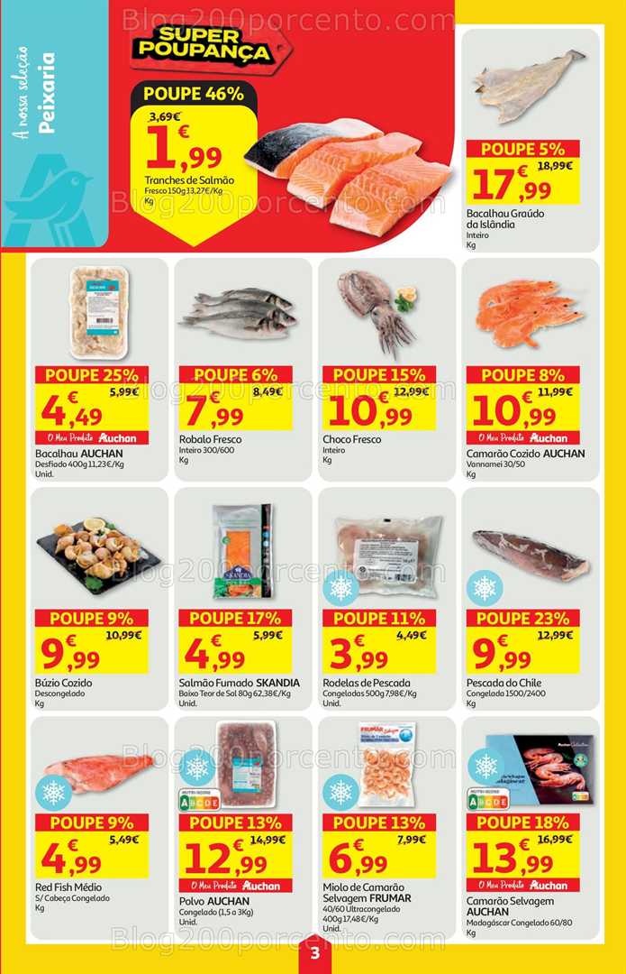 Antevisão Folheto AUCHAN Super Poupança Promoções de 18 a 24 setembro
