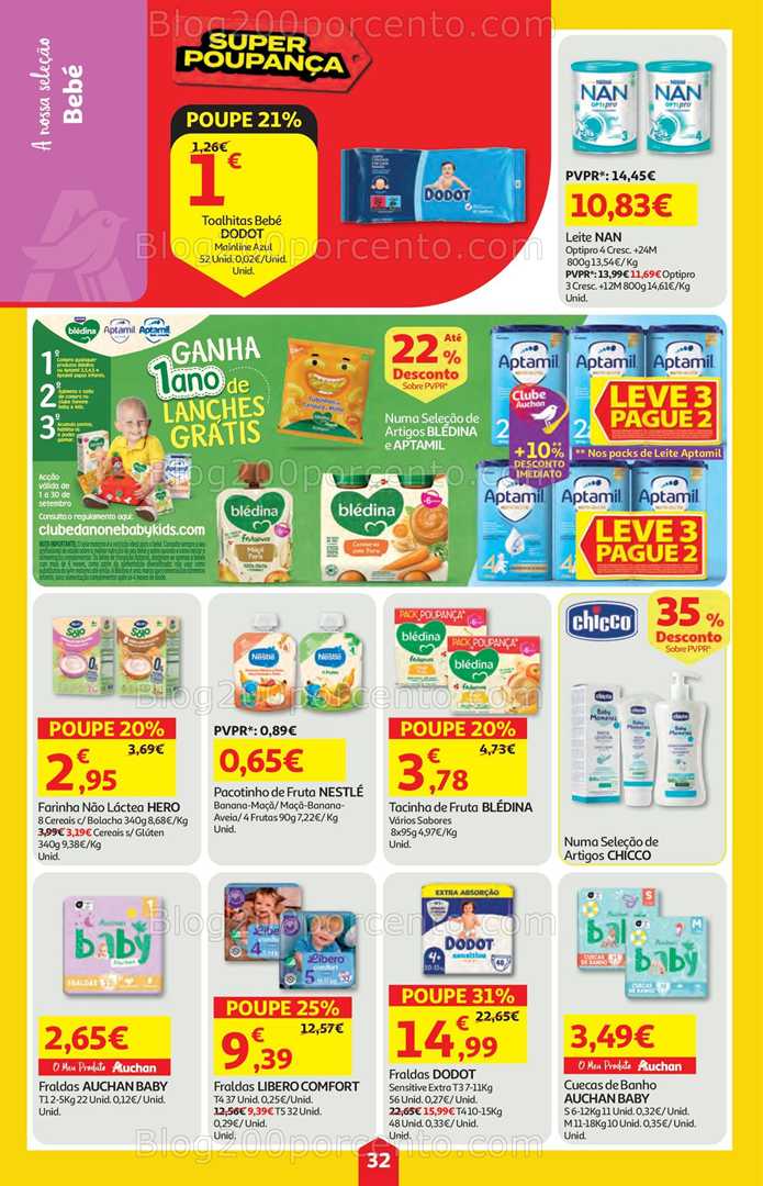 Antevisão Folheto AUCHAN Super Poupança Promoções de 18 a 24 setembro