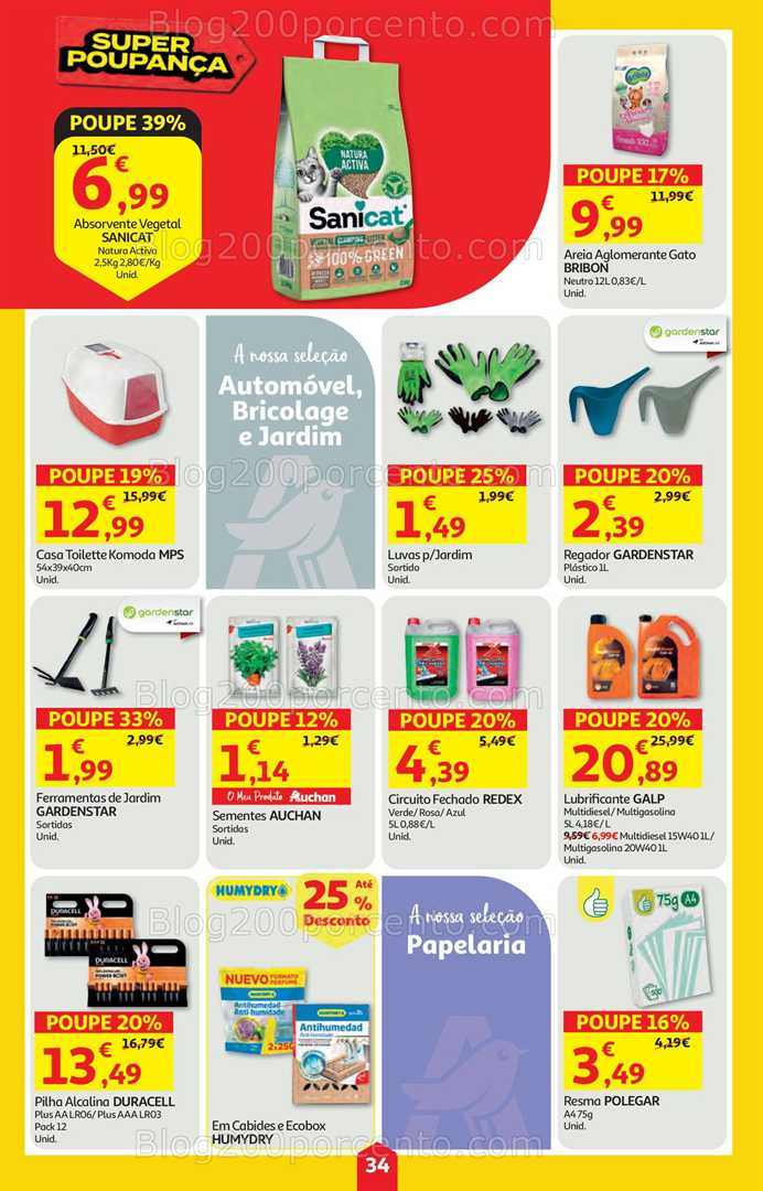 Antevisão Folheto AUCHAN Super Poupança Promoções de 18 a 24 setembro
