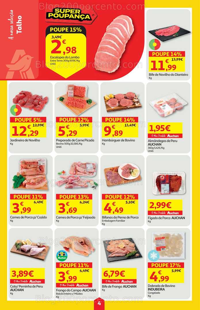 Antevisão Folheto AUCHAN Super Poupança Promoções de 18 a 24 setembro