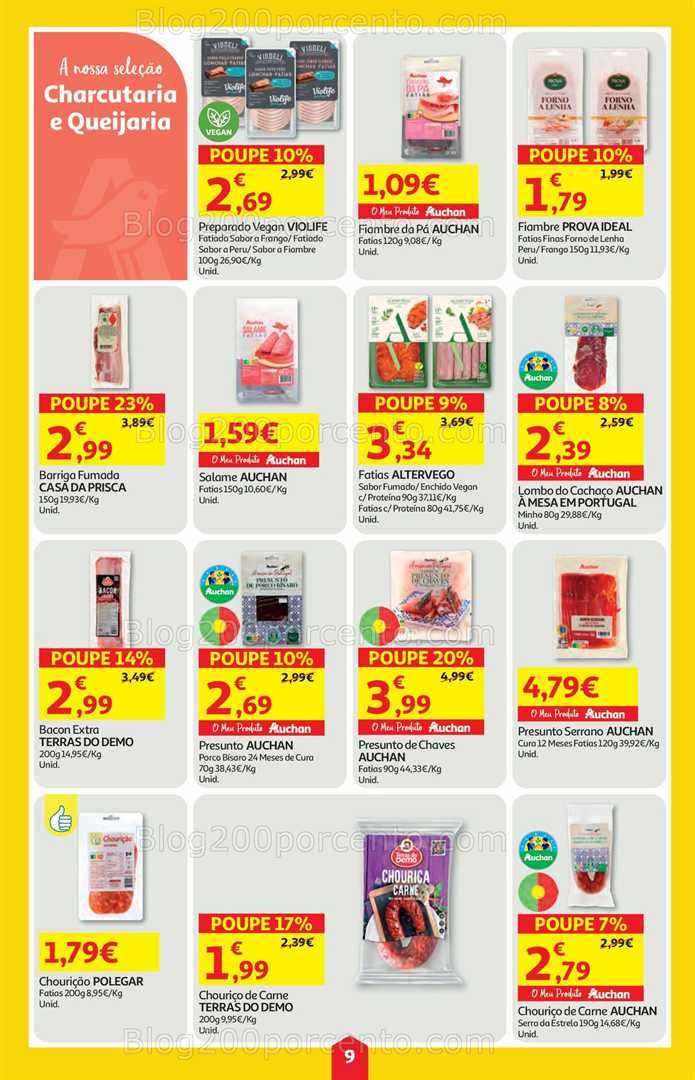 Antevisão Folheto AUCHAN Super Poupança Promoções de 18 a 24 setembro