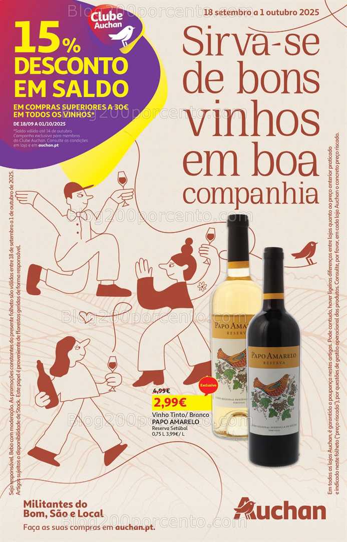 Antevisão Folheto AUCHAN Sabores Nacionais - 18 setembro a 1 outubro