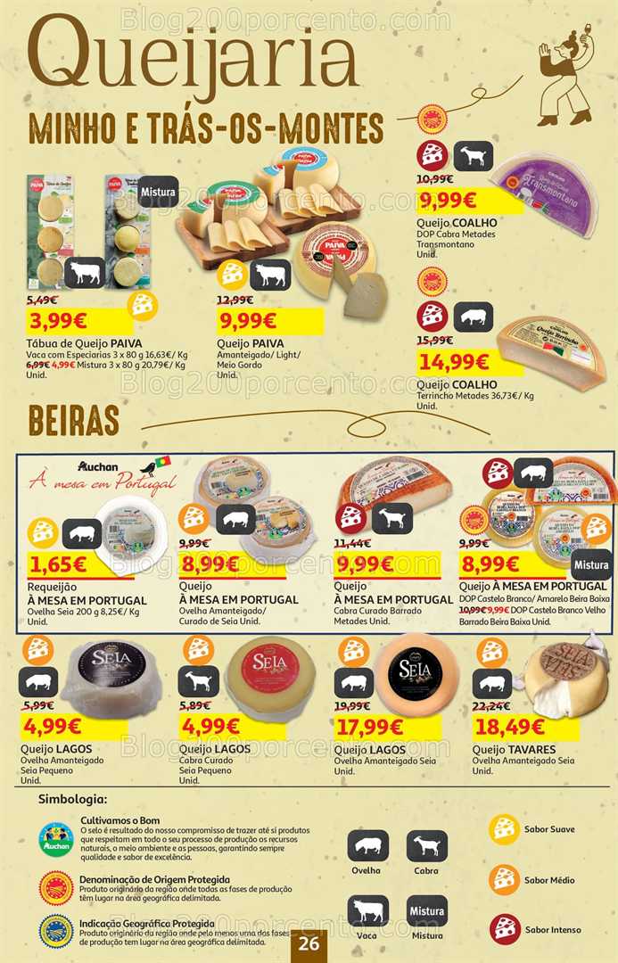 Antevisão Folheto AUCHAN Sabores Nacionais - 18 setembro a 1 outubro
