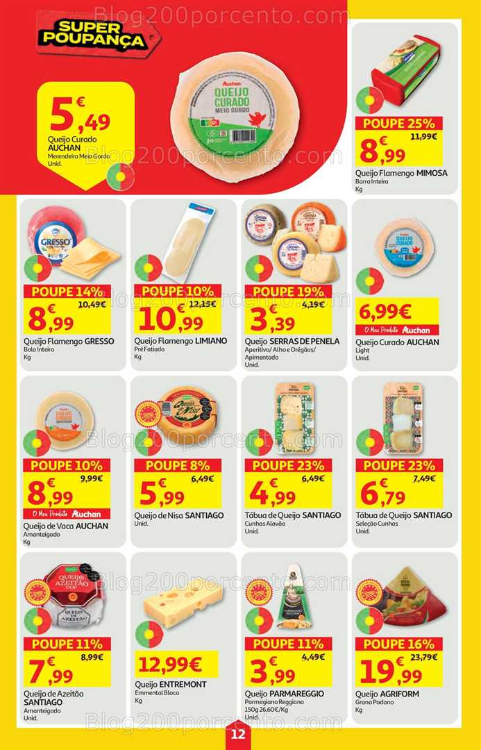 Antevisão Folheto AUCHAN Super Poupança Promoções de 25 setembro a 1 outubro