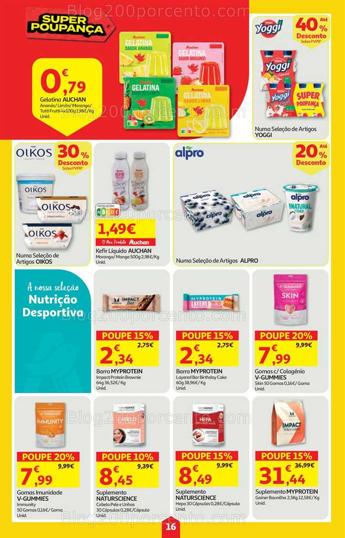 Antevisão Folheto AUCHAN Super Poupança Promoções de 25 setembro a 1 outubro