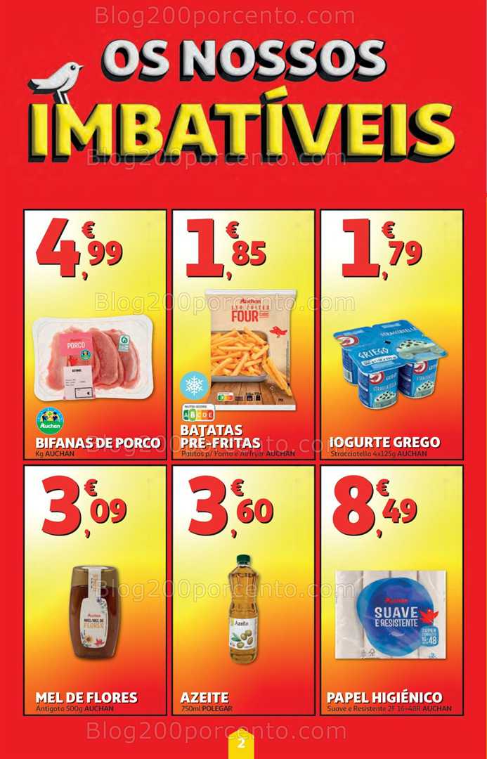 Antevisão Folheto AUCHAN Super Poupança Promoções de 25 setembro a 1 outubro